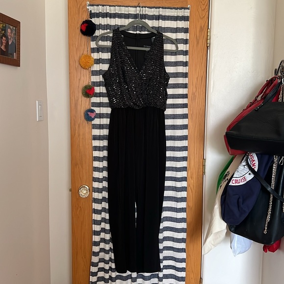 Enfocus studio jumpsuit black with sparkles - Picture 2 of 8